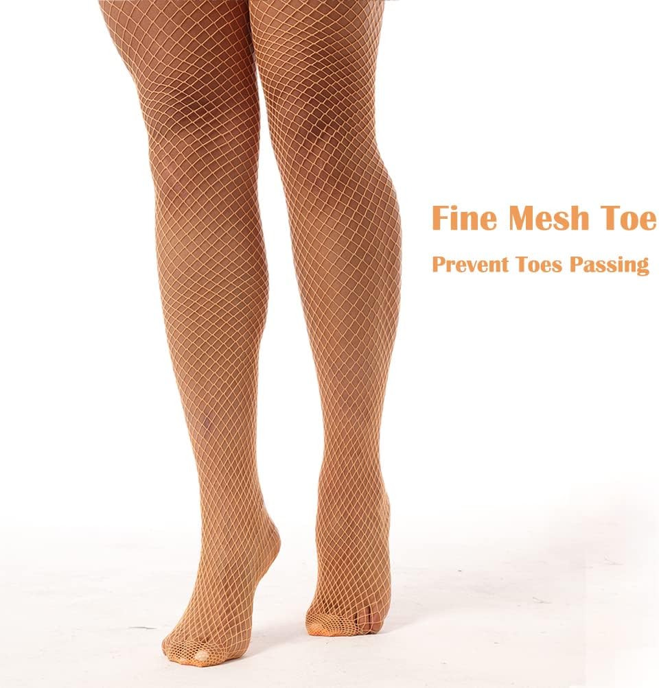 JarseHera Fishnets Thigh High stockings Silicone Lace Top Stay Up Sheer Nylon Hosiery - Image 5