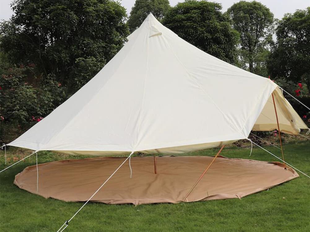 Outdoor Wodoodporny 4M 5M Oxford Bell Tent Glamping Jurta Namiot na rodzinny kemping lub festiwale na kempingu (5M Oksford Bell Namiot)