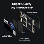 KingSpec 512GB M.2 NVMe SSD, 2242 PCIe Gen3x2 Drive interne Solid State pour ordinateur portable/notebook (2242, 512GB)