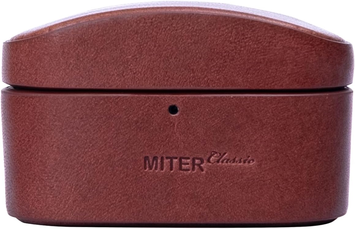 MITER Case for Sony WF-1000XM5 Earphone, Handmade Cover with Italy Artificial PU Leather for WF1000XM5 (Pink)