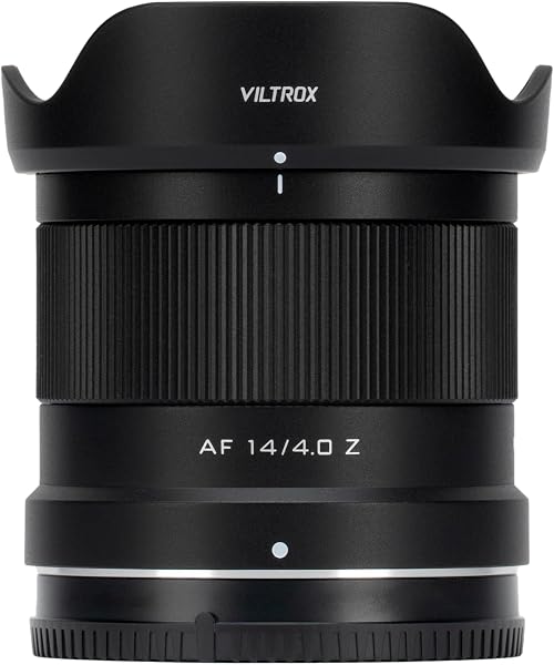 VILTROX Obiektyw pełnoklatkowy AF 14 mm F4.0 Air do Nikon Z-Mount | Ultraszerokie pole widzenia Prime 112,6° STM Autofoc
