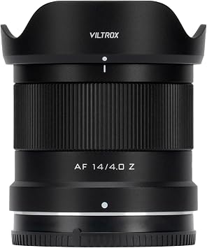VILTROX 14mm F4 Z, Wide Angle 14mm f/4.0 Z Mount Full Frame Lens for Nikon