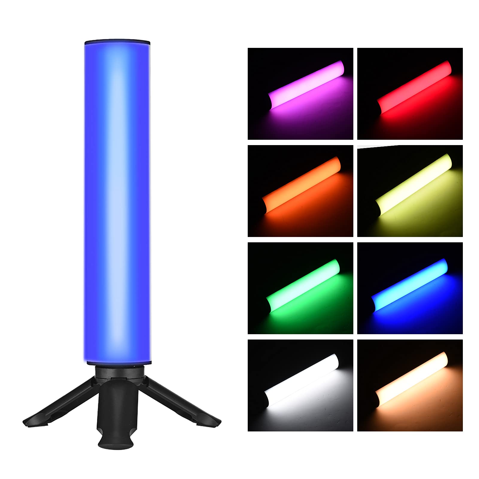 Luz de Video LED RGB con Brillo Ajustable