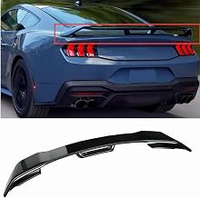 Glossy Black Trunk Wing Spoiler Rear Wing Compatible with 2024-2026 Ford Mustang GT Performance Style Rear Lid Wing Spoiler
