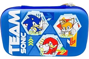 Sonic the Hedgehog Plastic Molded Pencil Case with Blue Finish