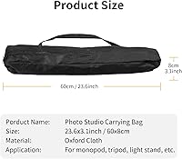 Vista 4 de Meking 23.6in Carrying Case Bag with Strap for Light Stand Tripod Monopod Photography Photo Studio