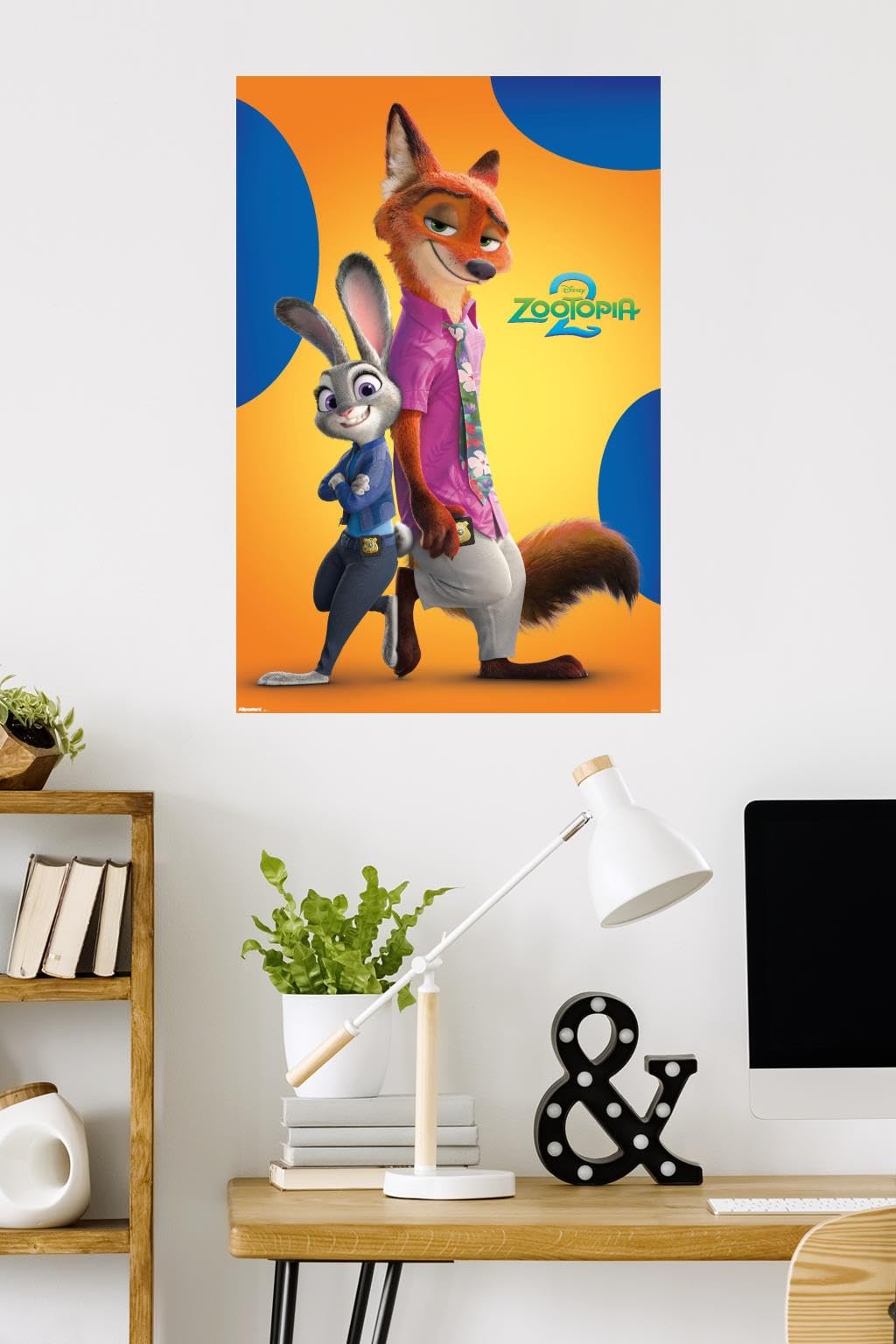 Amazon.com: Disney Zootopia 2 (2025) - Nick & Judy Wall Poster
