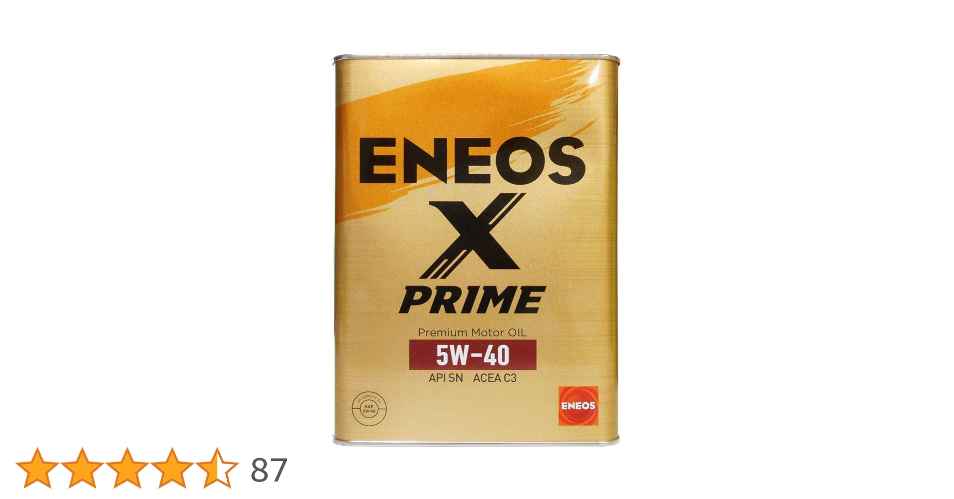 Amazon | ENEOS X PRIME (エックスプライム) エンジンオイル 5W-40 SN
