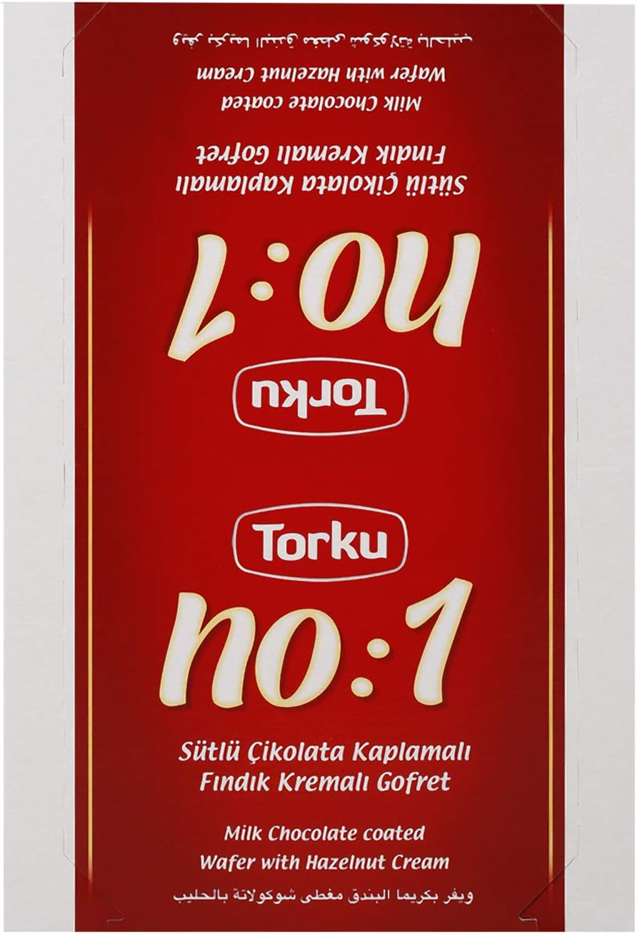 Torku No: 1 Milk Chocolate Coated Wafer, 35 Gm (Pack Of 24)