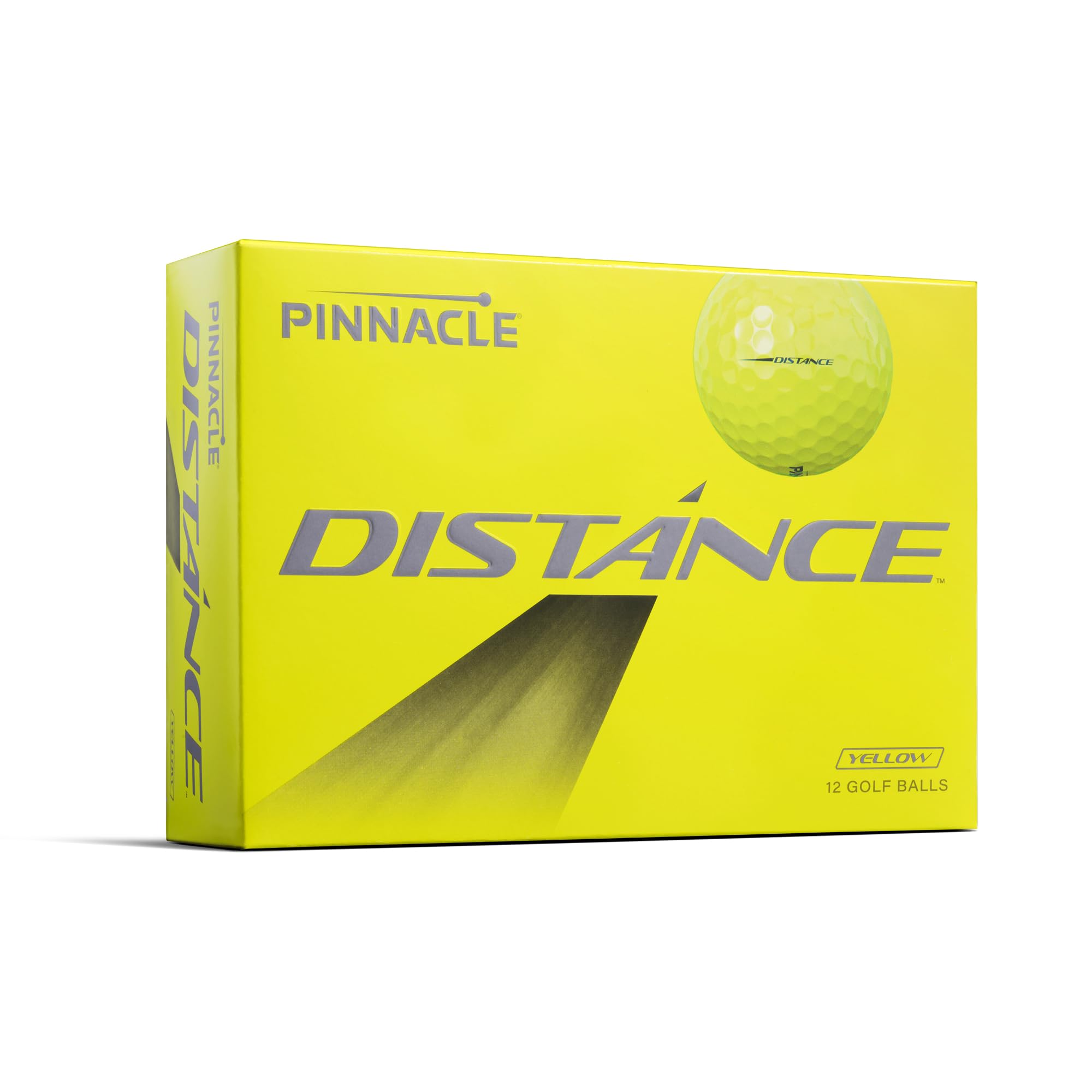 Pinnacle Distance Golf Ball, Pack of 15, Yellow