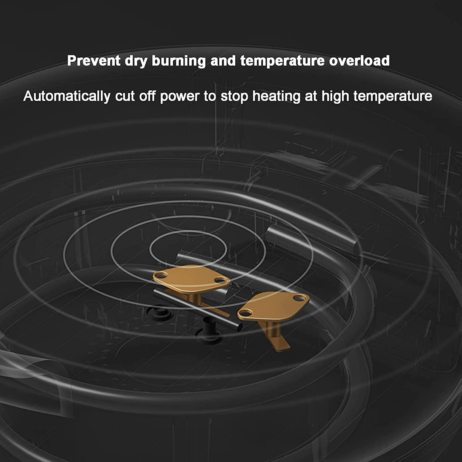Electric Baking Tray, Double-Sided Heating Electric Baking Pan with Temperature Control, Foldable Smoke-Free Indoor Pancake Baking, Automatic Power-Off Barbecue Machine,Blue