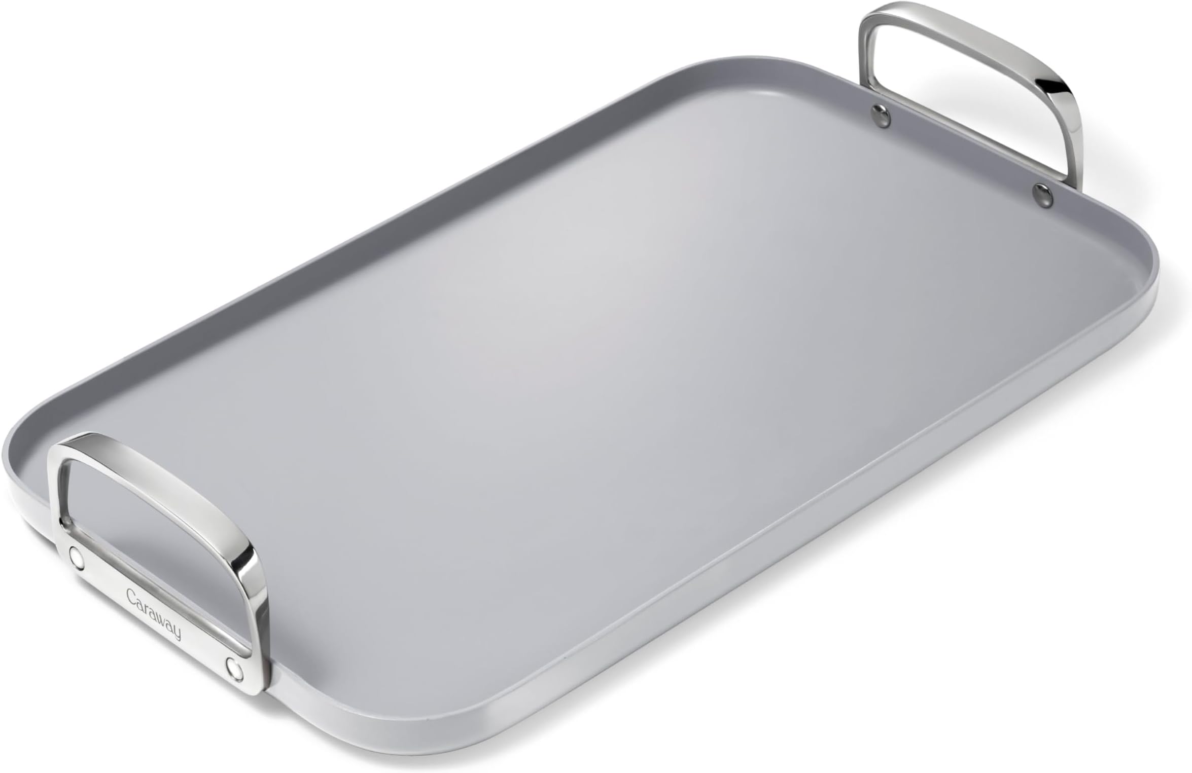 Sponsored Ad - Caraway Double Burner Griddle - 19x12” Griddle Pan - Non-Stick Ceramic Coated - Non Toxic, PTFE & PFOA Free - Oven Safe & Compatible with All Stovetops - Gray