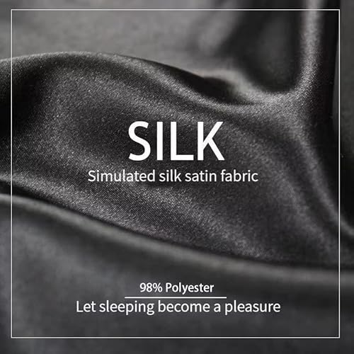 Tendvnmarce Women's Satin Nightgown Silk Slip Dress Sleepwear Sexy V Neck Negligee Nightdress Short Nightwear #TOP3