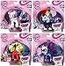 My Little Pony Power Ponies Fili-Second Pinkie Pie, Zapp Rainbow Dash Mistress Mare-Velous Applejack & Radiance Rarity Figure Bundle by MLP