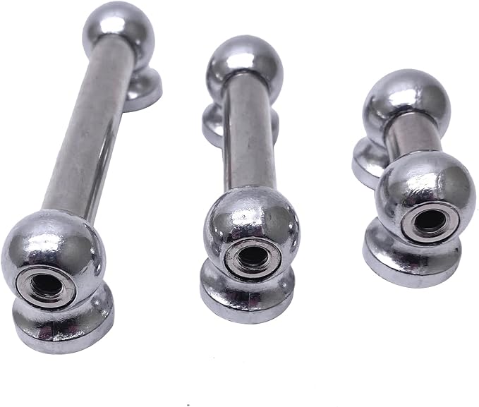 Pack de 6 Doble Pivote para Tom/Snare Cromado 40mm miniatura 6