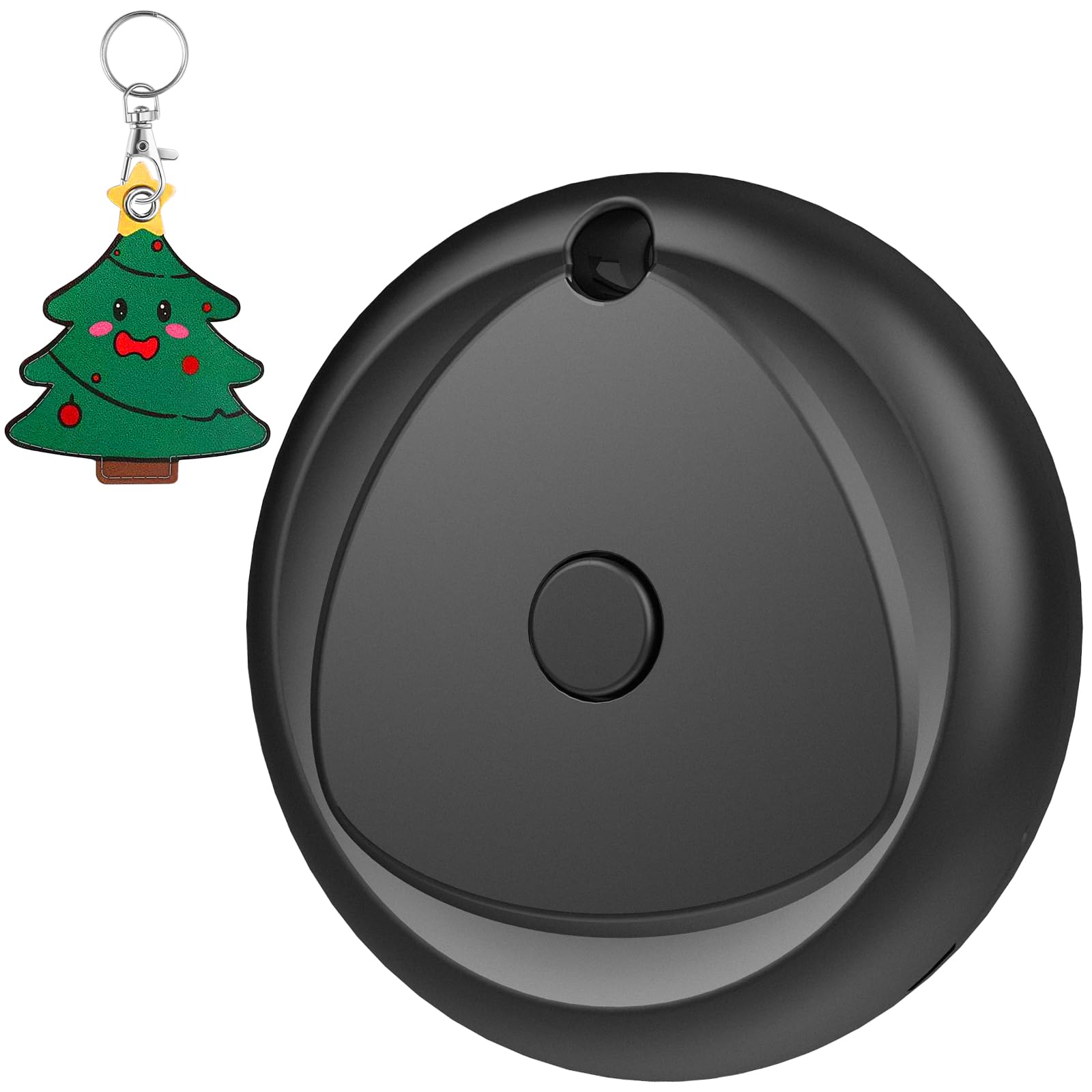Targhette Bluetooth per tracciare bagagli compatibili con Apple Find My (solo iOS, non per Android), cercatore chiavi e localizzatore oggetti per portafoglio, zaino