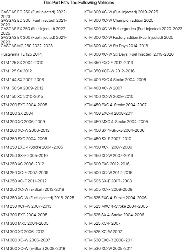 Tusk Rear Motorcycle Steel Braided Brake Line Standard Length Orange For KTM 300 EXC 2004-2005