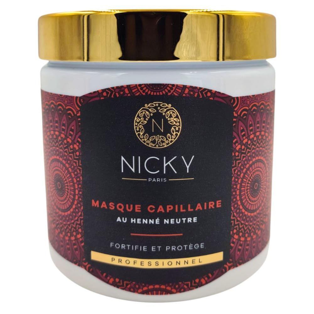 Nicky Paris - Neutralna maska do włosów henna 500ml