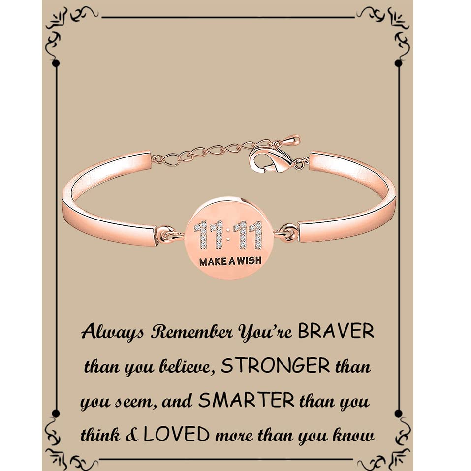 BNQL11 11 Make a Wish Necklace 11 11 Angel Numbers Necklace Make A Wish Gift Jewelry for Women Girls