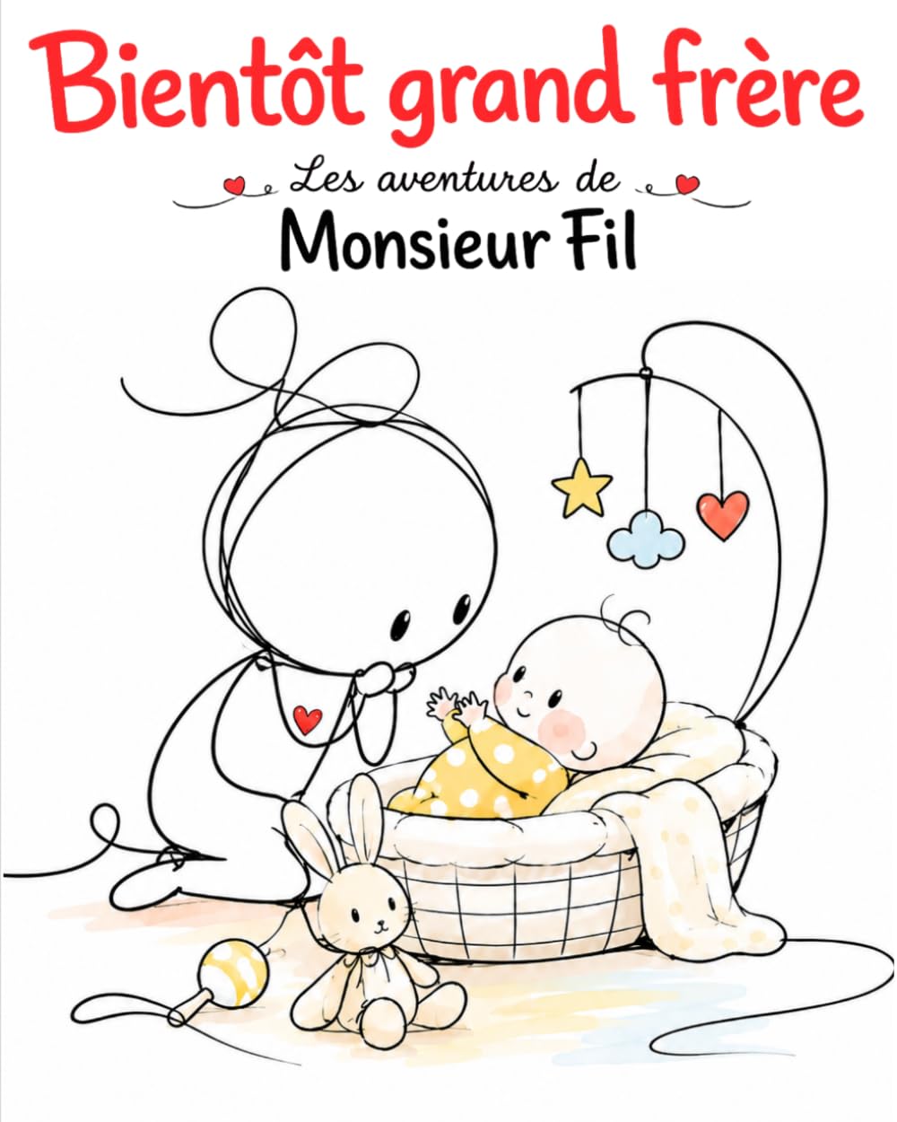 Monsieur Fil – Bientôt grand frère: Une histoire douce pour accompagner l’arrivée d’un bébé