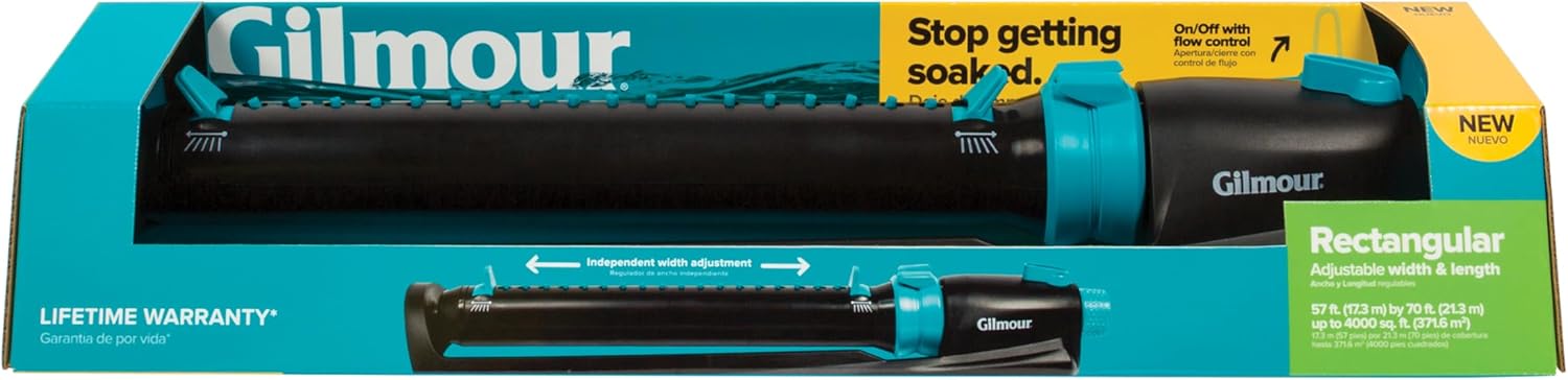 Gilmour Medium Duty Rectangular Sprinkler (with on/off switch)