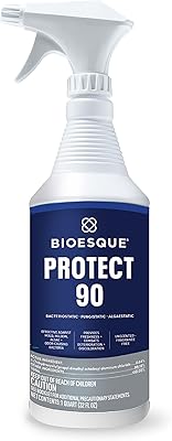 Bioesque Protect 90, Heavy Duty Bacteriostatic, Fungistatic, Algaestatic Formula, Effective Against Mold, Mildew, Algae, Odor Causing Bacteria, 32 Fluid Ounce Pack of 1