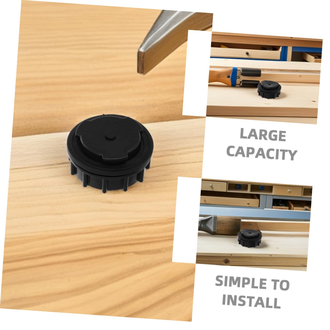 3pcs Garbage Bin Drain Plug Replacement Stopper Parts for Waste Containers Leakproof Weatherproof Design