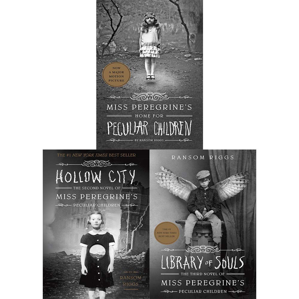 Miss Peregrine's Peculiar Children Collection Ransom Riggs 3 livres Bundle (Miss Peregrine's Home for Peculiar Children, Library of Souls : Le troisième roman des enfants particuliers de Miss Peregri