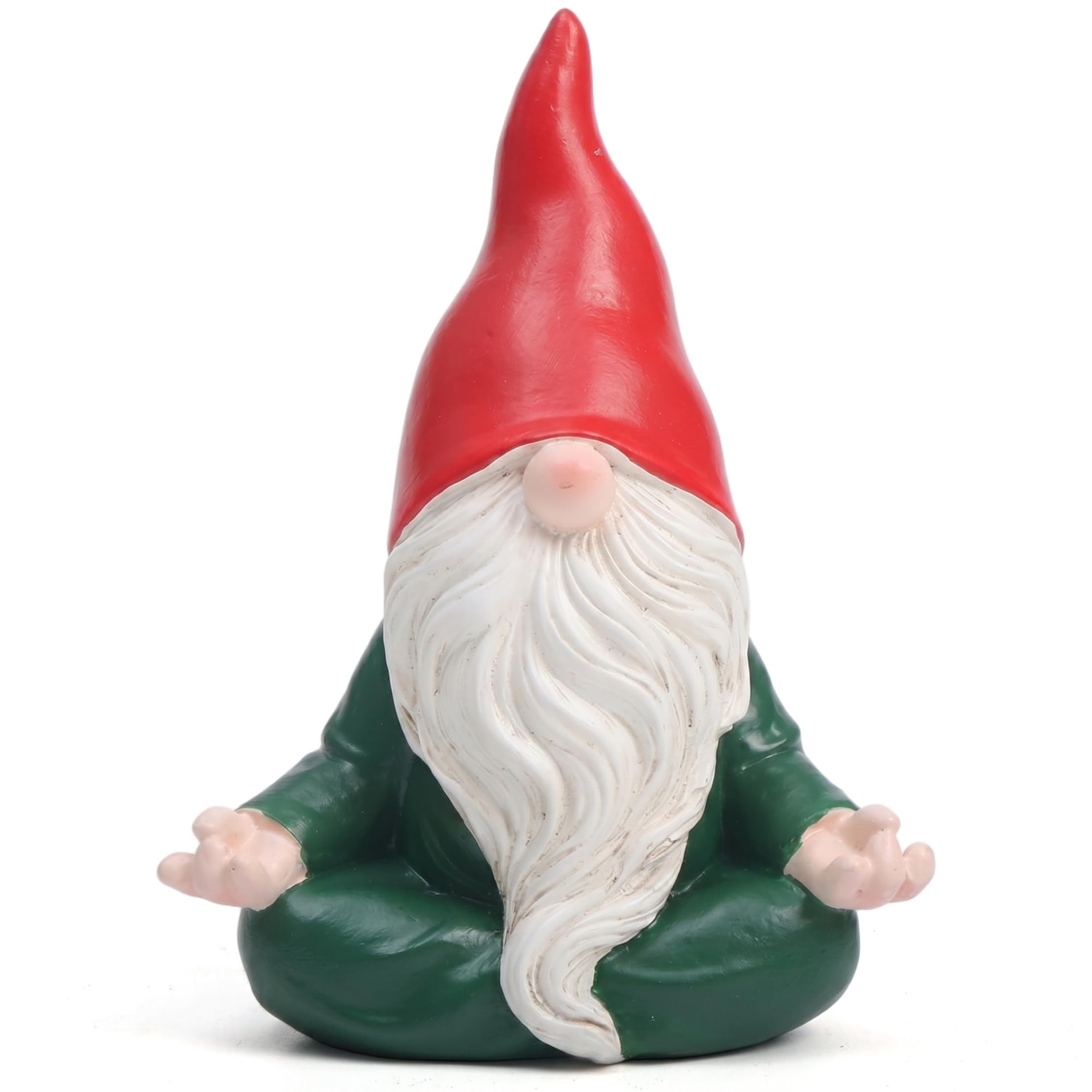Syglawnd Style 2 Garden Gnome Statue Yoga Pose Cute Resin Gnome Garden Statue Decor For Patio, Lawn & Home, Gnomes