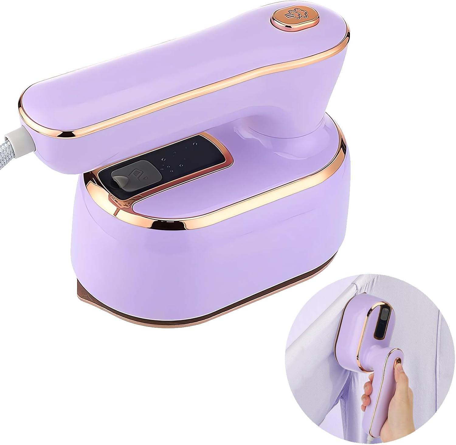 Amazon.com: Mini Steam Iron, Portable Travel Steamer for Fast Heat Up ...