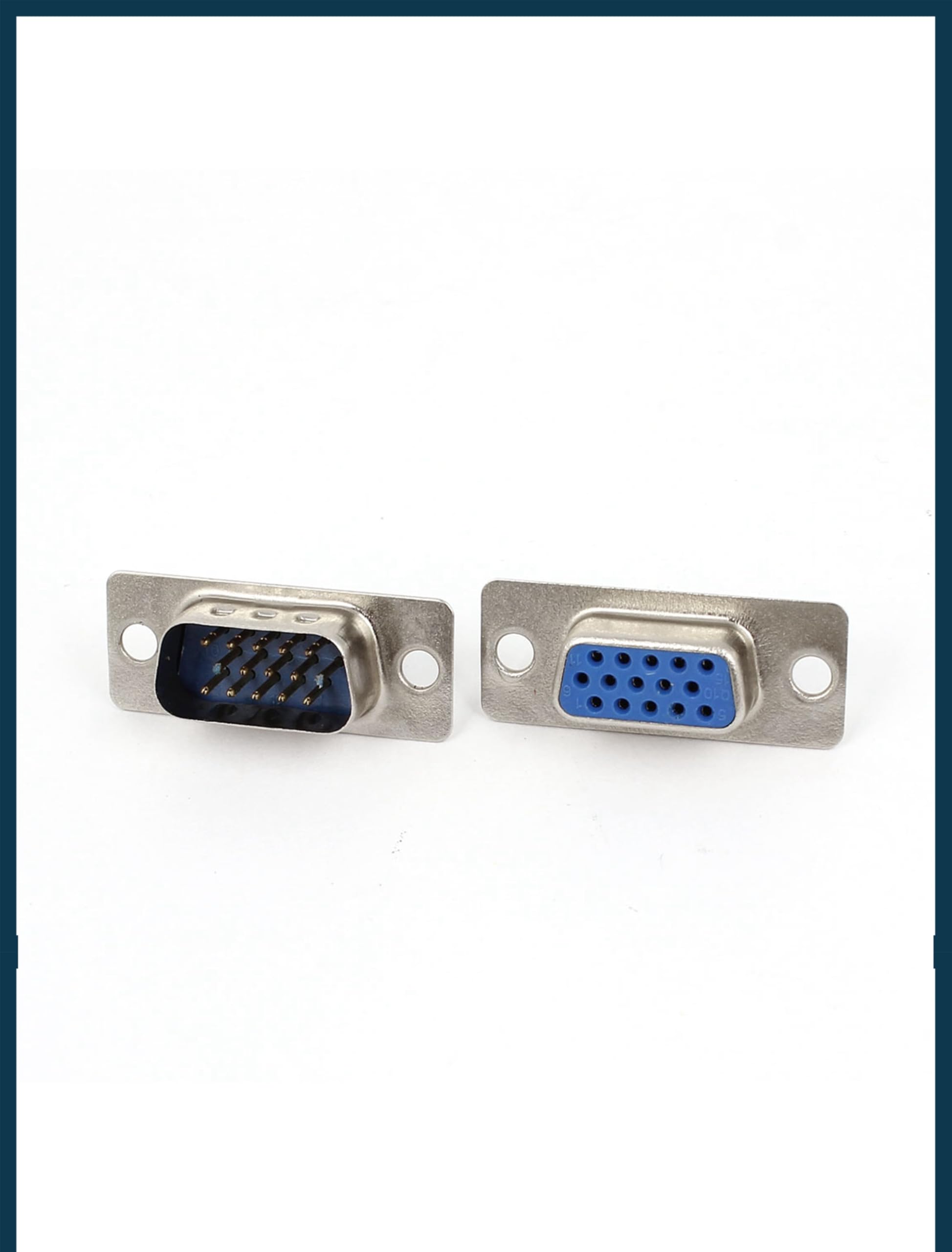 TUCKBOLD DB15 15-Pin 3-Row Male to Female Connector VGA Cable Adapter 4sets Automotive Parts