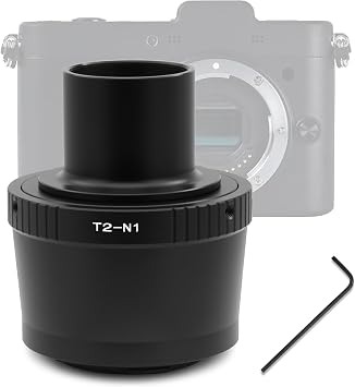Astromania T2 N1 T Mount Lens Adapter and M42 to 1.25" Telescope Adapter T-Mount for Ni kon 1 Series Camera V1 V2 V3 J1 J2 J3 J4 J5