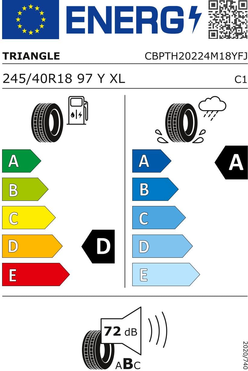 Triangle 245/40 R18 97Y XL Sommerreifen M+S Reifen