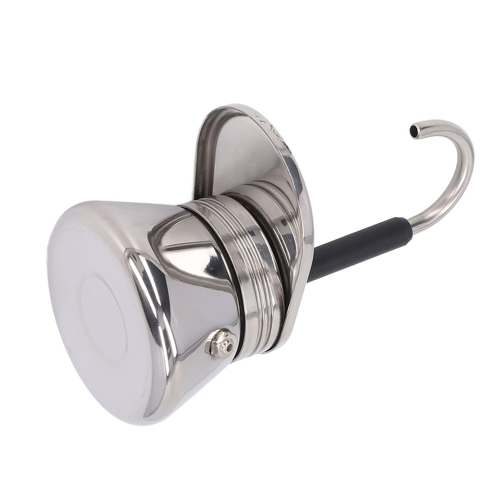 Tissting Cafetière Moka de 6,1 X 3,7 Pouces, Machine à Expresso à Bec Unique en Acier Inoxydable, Portable Moka Express en Acier Inoxydable, Mini Cafetière à Expresso Italienne Machine à Café