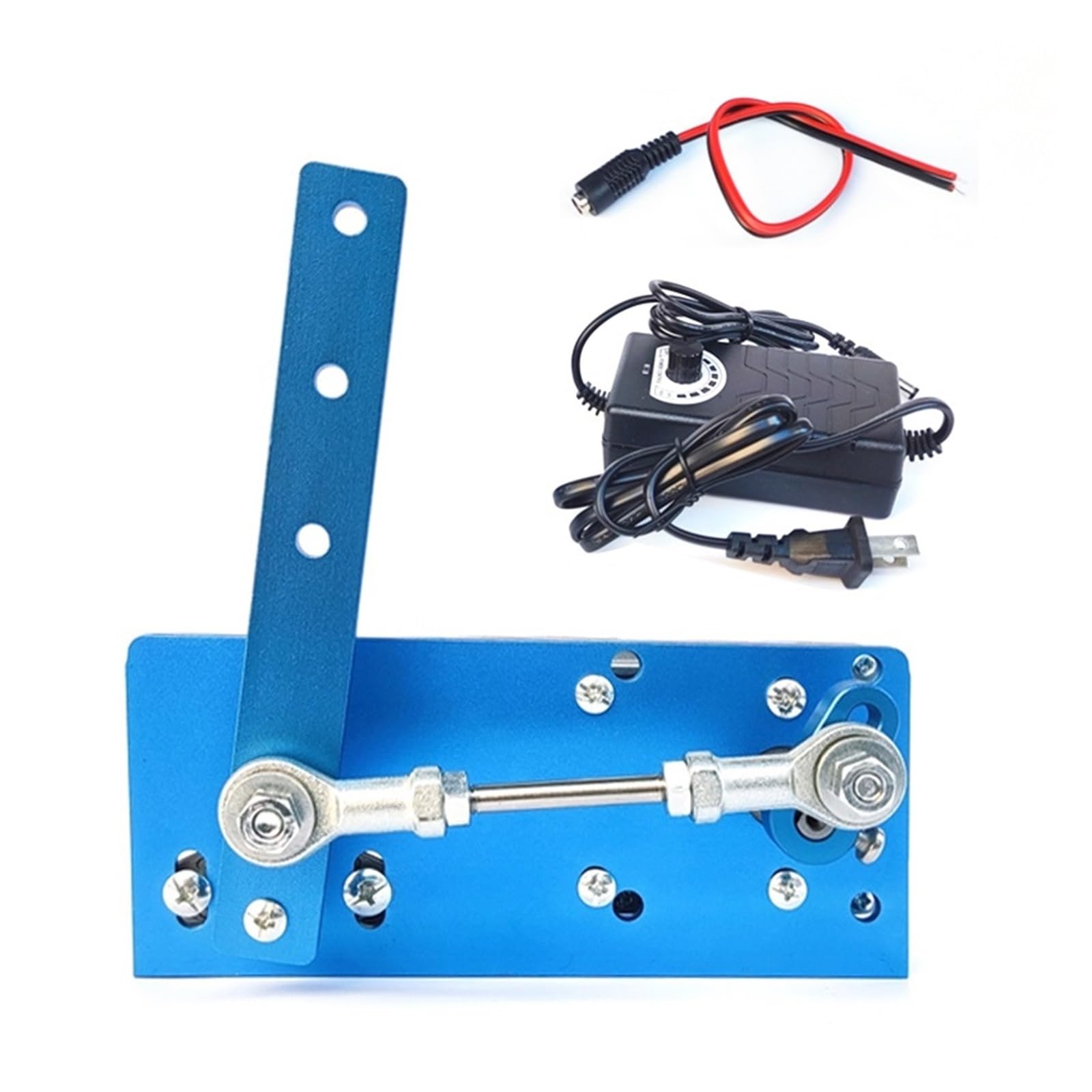 Garagentoröffner, DC 12V 24V Getriebemotor Hubkolben-Schaukelmotor DIY-Design Hubkolbengetriebemotor Schwenkwinkel 20-120 Grad Wobbler-Maschine