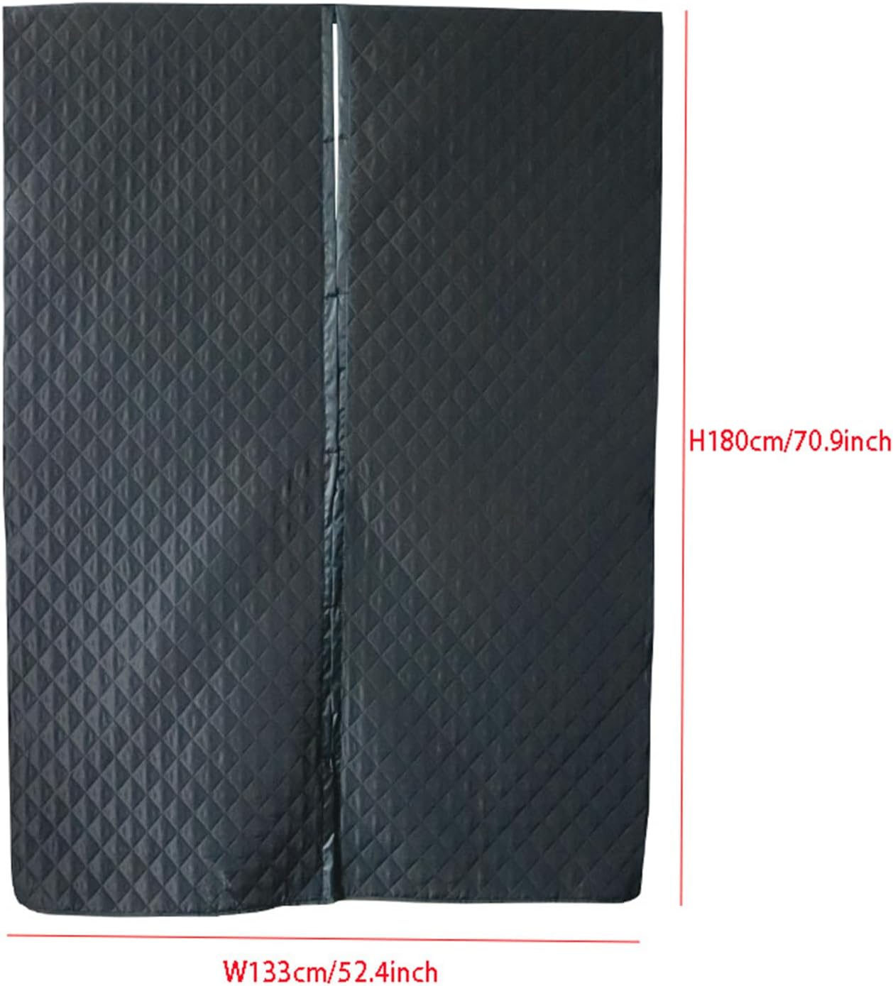 Magnetic Thermal Insulated Door Cover - Magnetic Windproof Curtains - RV Door Cover for Winter,for Bedroom Living Room Bathroom Dorm Trailer Hotel Garage Patio