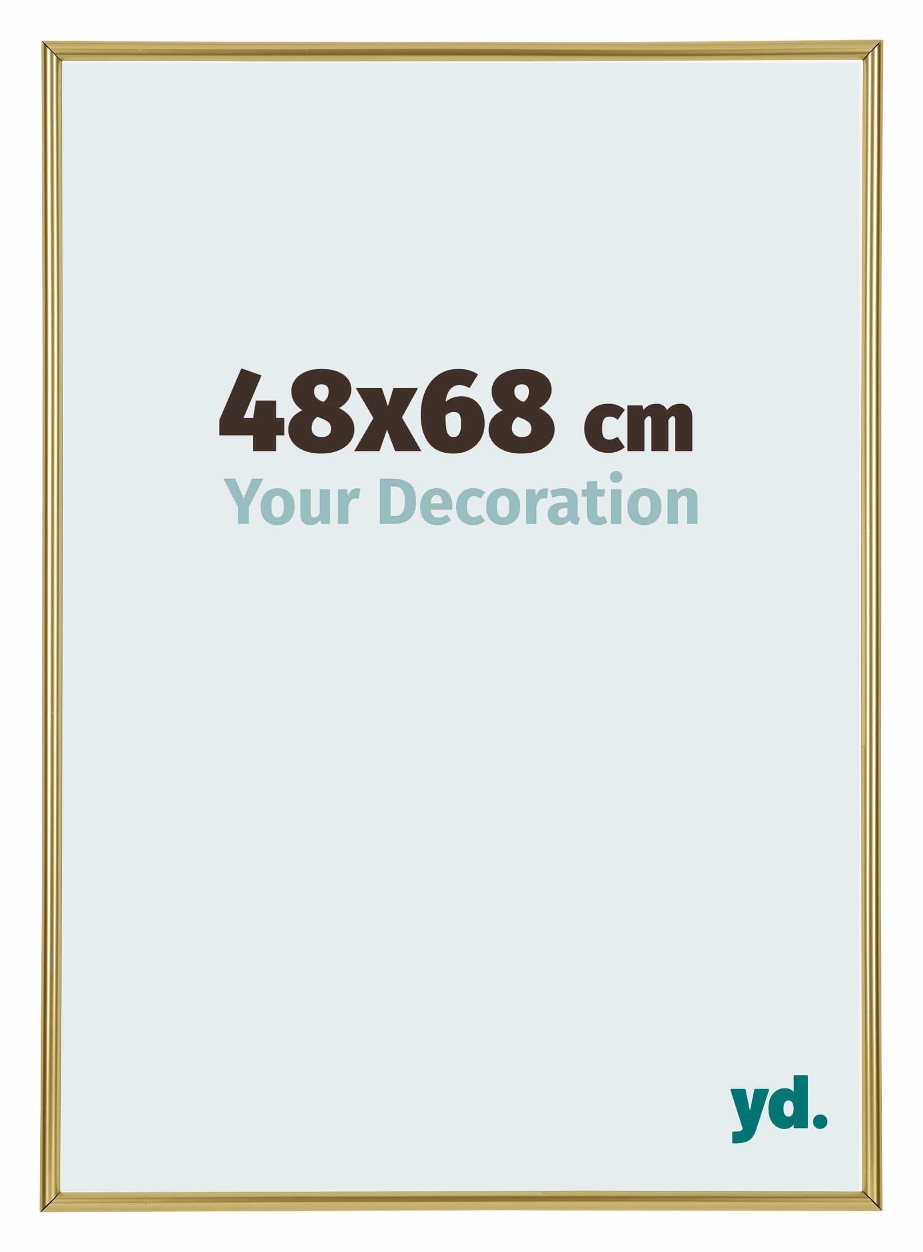 Your Decoration - Puzzle frame 48x68 - Gold - Puzzle frame 500-1000 Pieces - Plastic Photoframe - Annecy