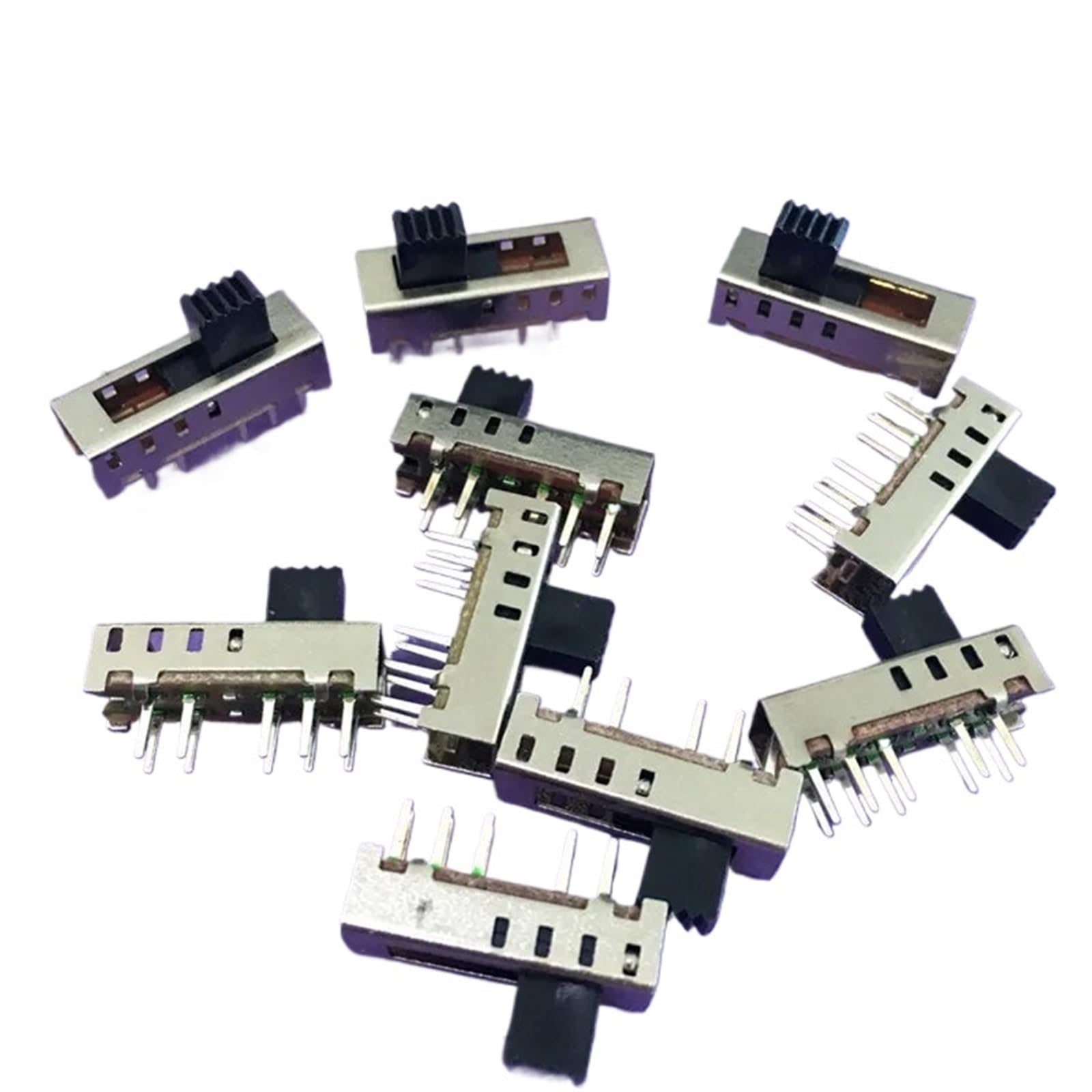 Interruptor SS24E01-G5 con conmutación estable DP4T de 4 posiciones para placas PCB 5