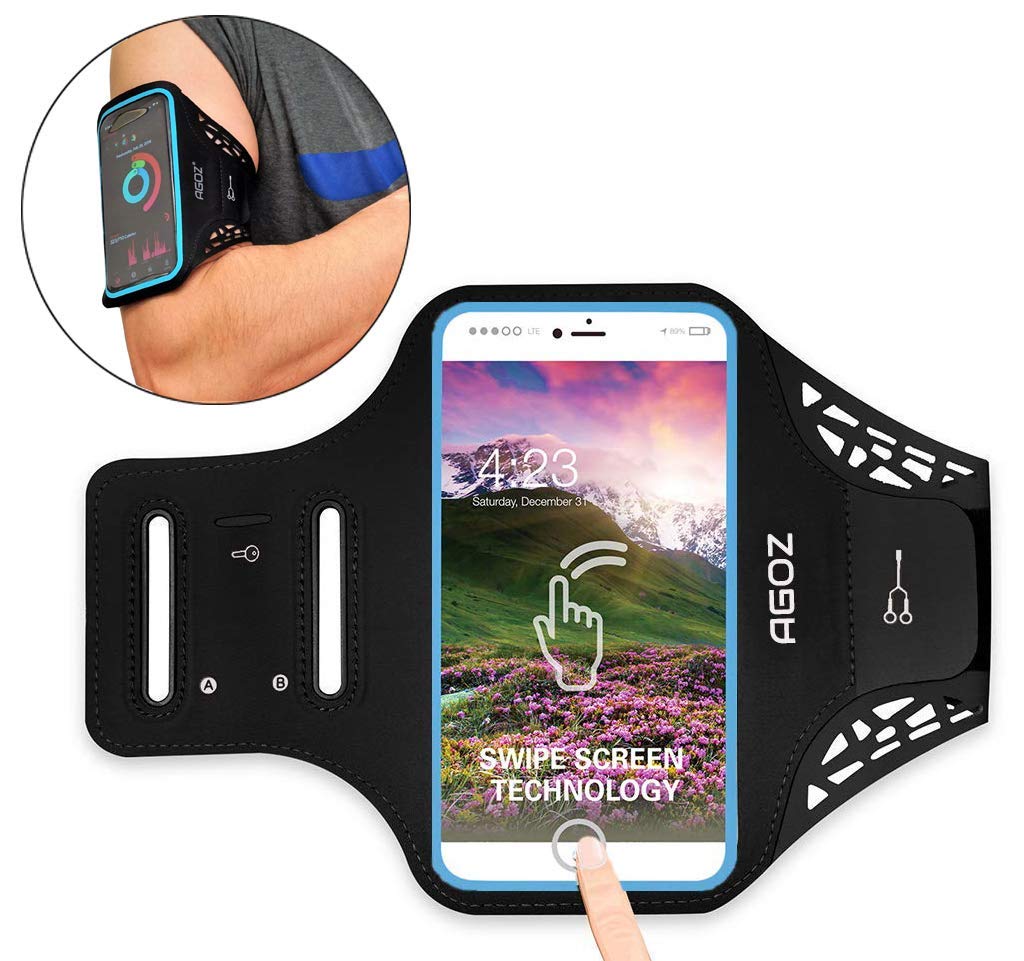 Agoz Armband Cell Phone Holder Sports Case Gym Running Jogging Biking