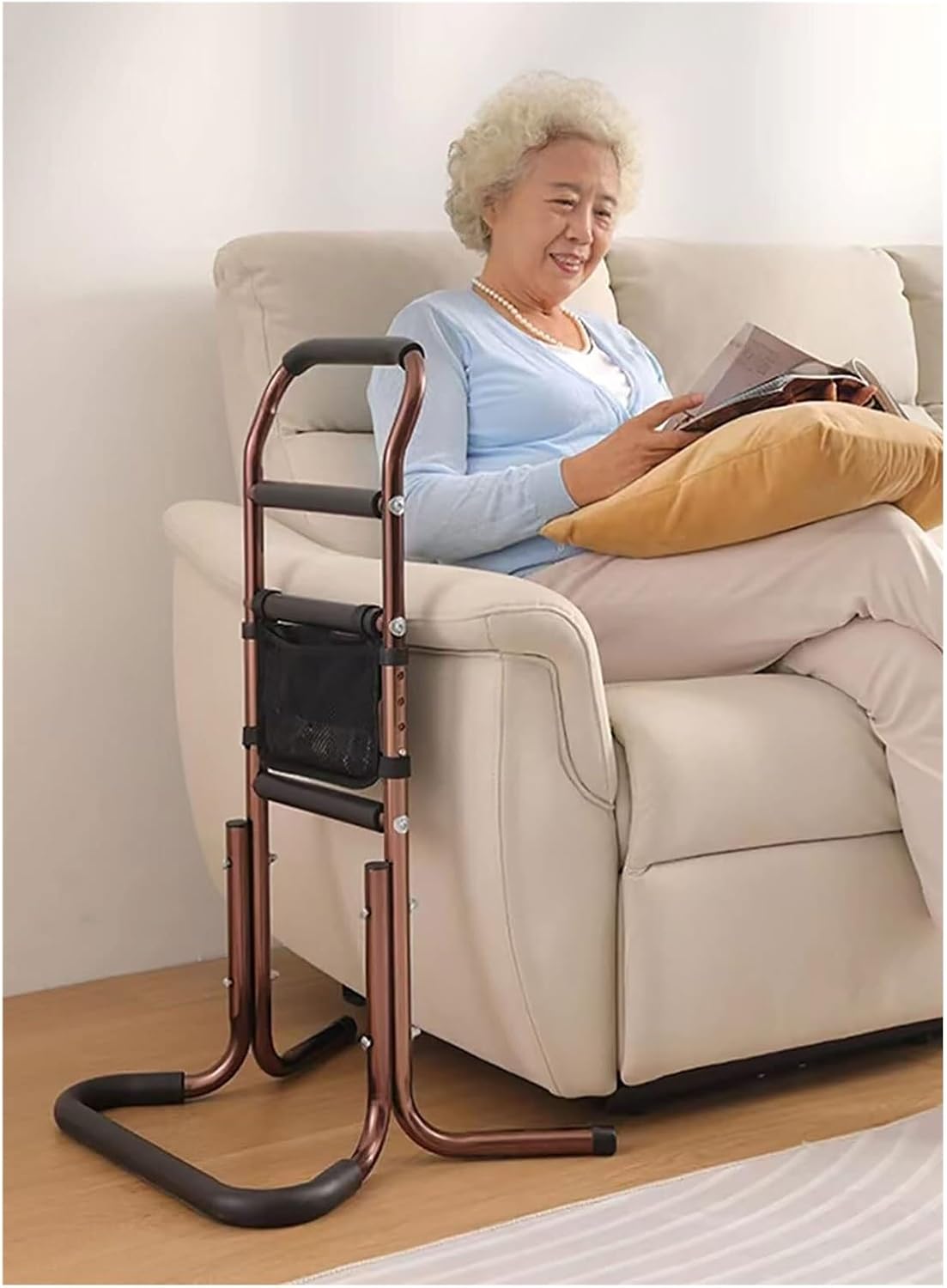 Adjustable Stand Assist Handle for Elderly - Portable Sitting & Standing Aid with Non-Slip Grip, Fits Recliner, Sofa, Bed and Chairs, Mobility Support Tool for Seniors