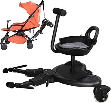 stroller board, stroller steps, 2 in 1 rideboard, universal toddler stroller board, removable auxiliary pedals, stroller bow, baby stroller board accessories, buggy stroller jogger travel, universal with seat, buggy-board for stroller