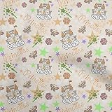 oneOone Viscosa Georgette Melocotn Claro Tela Castillo De La Princesa De Los Nios Quilting Suministros Imprimen Cosiendo Telas Por Metros 42 Pulgada De Ancho