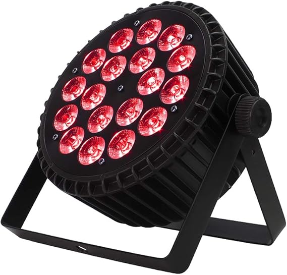 SHEHDS Stage Lights 18x12W LED Par Can Lights RGBW 4in1 DMX