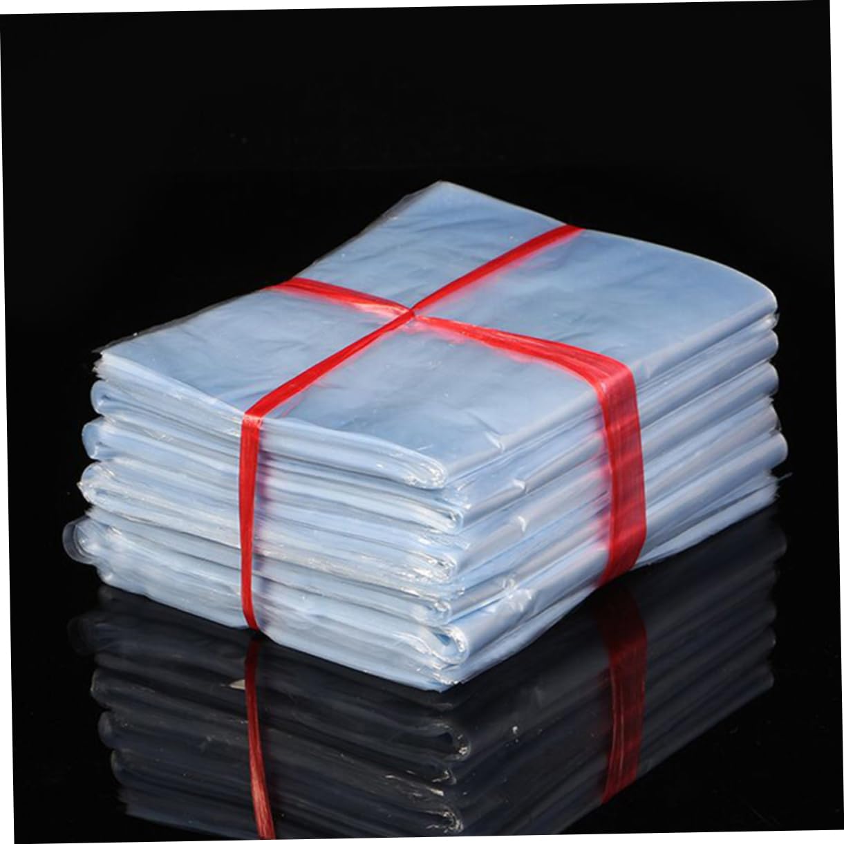 IWOWHERO 200pcs PVC Heat Shrinkable Film Mini Bags for Packaging Heat Shrink Wrap Roll