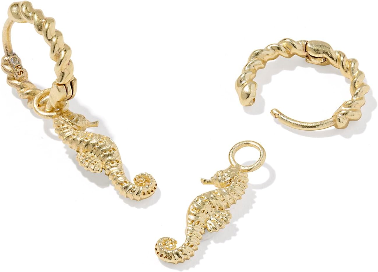 Kendra Scott Women's Seahorse Huggie Earrings