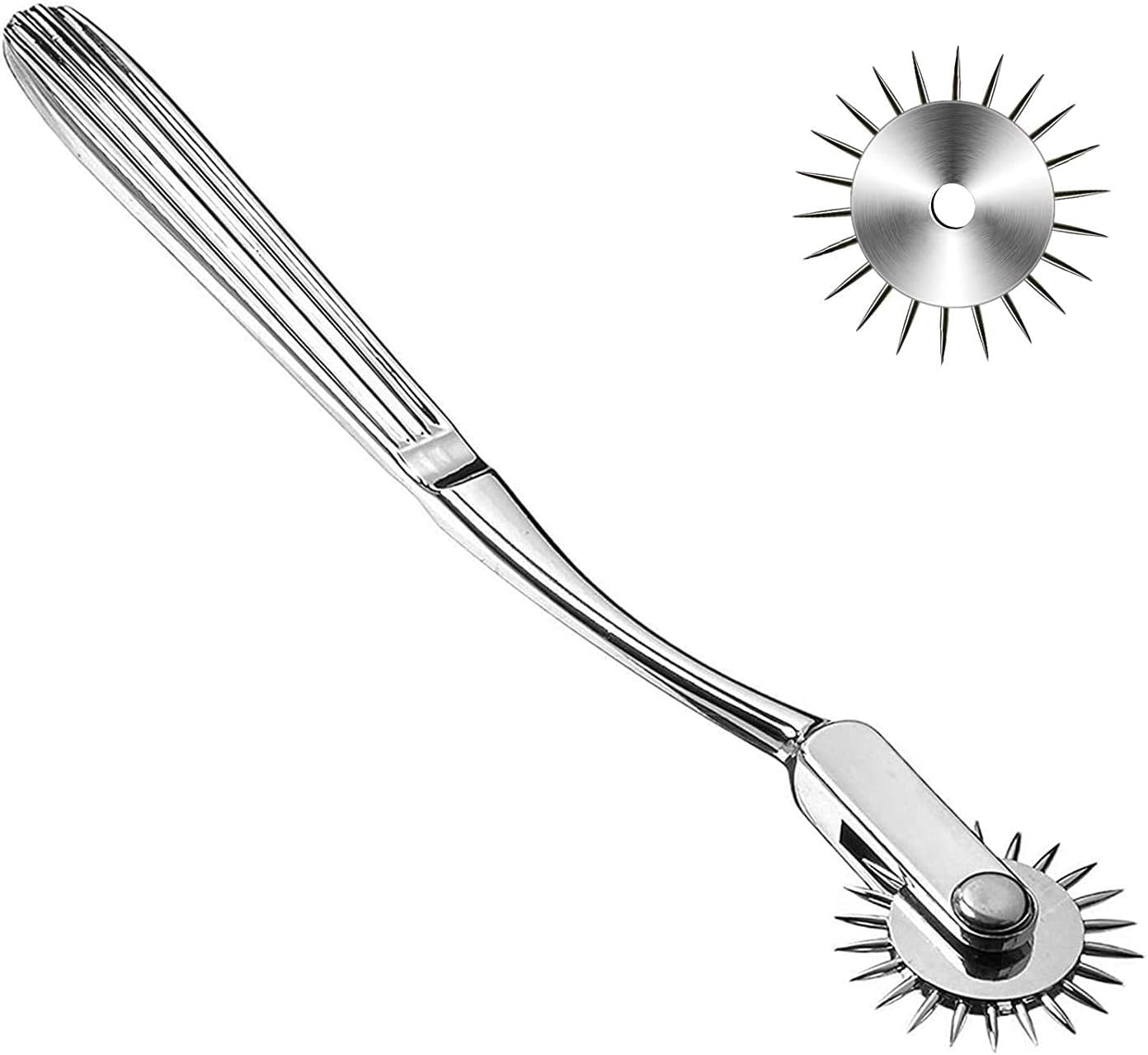 Stainless Steel Wartenberg Wheel Neuro Pinwheel Silver (1 Head) — Amazon image 2