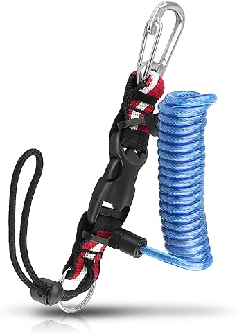 Scuba Diving Lanyard+2Pack Scuba Lanyard Clips