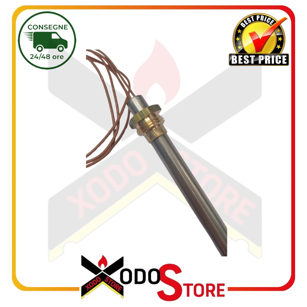 Candeletta, Resistenza accensione L. 148 mm Diam. 9,9 mm, 300 Watt. per stufe a pellet