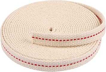 16.4ft Oil Lamp Wick - 1/2" Cotton Wick for Kerosene & Paraffin Oil Lanterns