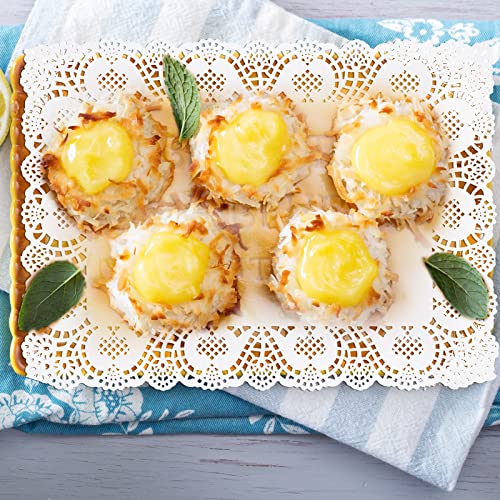 350 Pcs Assorted Size White Paper Doilies Lace Doilies For Food Disposable Doilies Round Rectangle Oval Decorative Doilies Placemats For Table Wedding Birthday Cakes Desserts Food Decoration #TOP3